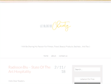 Tablet Screenshot of leblogdechanty.com